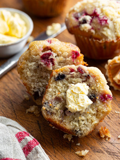 istock Blueberry and Cranberry Muffins 1223973108
