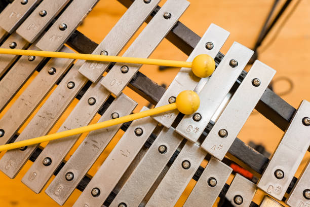 istock a xylophone and sticks in a music recording studio flat lay 1223974276