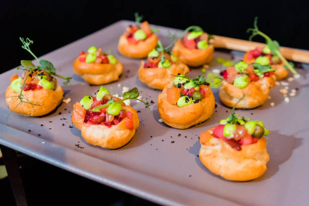 istock a dish with appetizers at a birthday party 1223974371