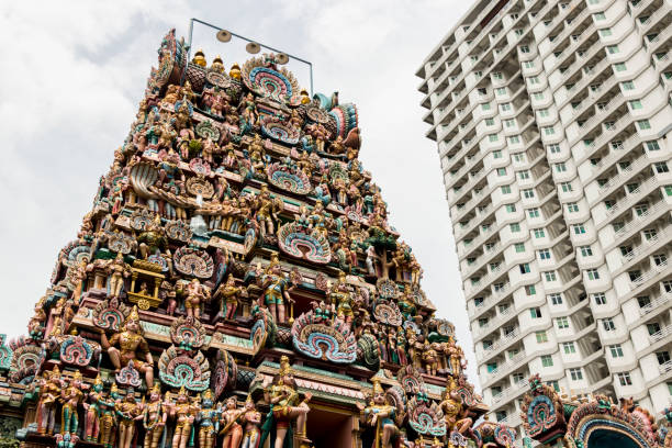 istock Sri Kandaswamy Temple and skyscraper, Brickfields. 1223975940