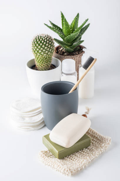 istock Zero waste, sustainable bathroom and lifestyle 1223976275