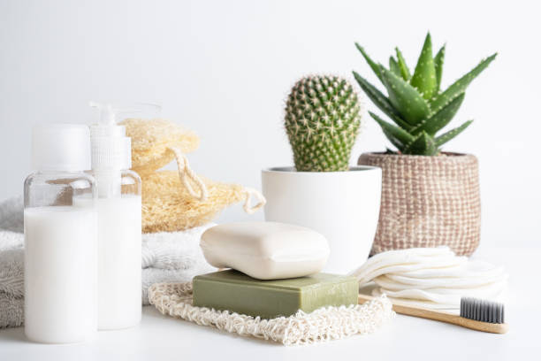 istock Zero waste, sustainable bathroom and lifestyle 1223976357