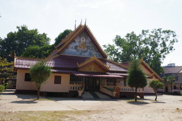 istock Buddhist temple in Vientiane 1223979077