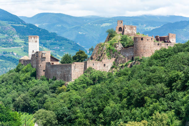 Tirol Castle in Dorf Tirol, South Tyrol, Italy.