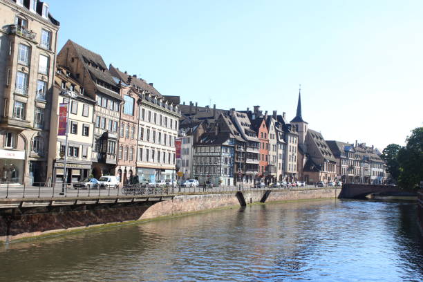 istock Tudor architecture in Strasbourg from the canal 1223984103