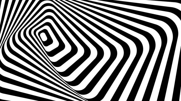 istock Abstract spiral background.Optical illusion of torsion and rotation movement. For business brochure, flyer party, design banners and cover 1223989083