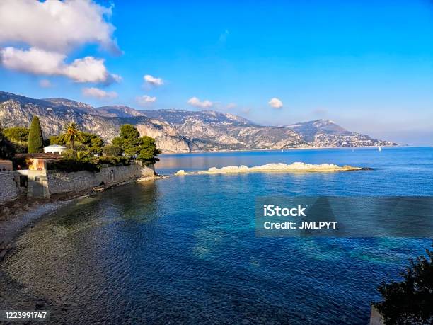 Coastline Between Beaulieusurmer And Saintjeancapferrat French Riviera Stock Photo - Download Image Now
