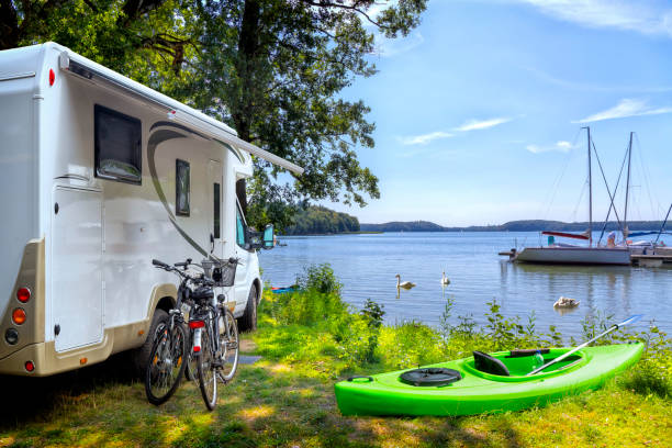 istock Holidays in Germany - summer recreation at the lake 1224006358