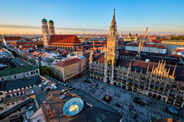 istock Aerial view of Munich, Germany 1224010558