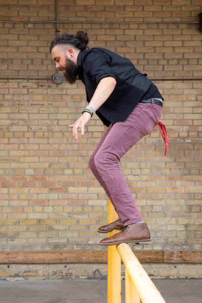 istock Male hippster hanging out 1224012133