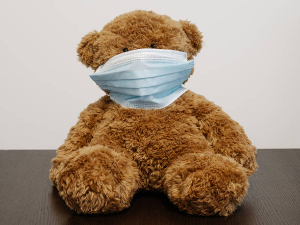 istock Teddy bear with coronavirus mask covid 19 1224017430