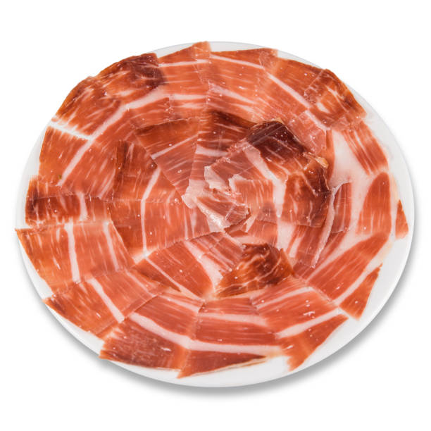 istock Plate of Iberian ham from Extremadura. 1224017556