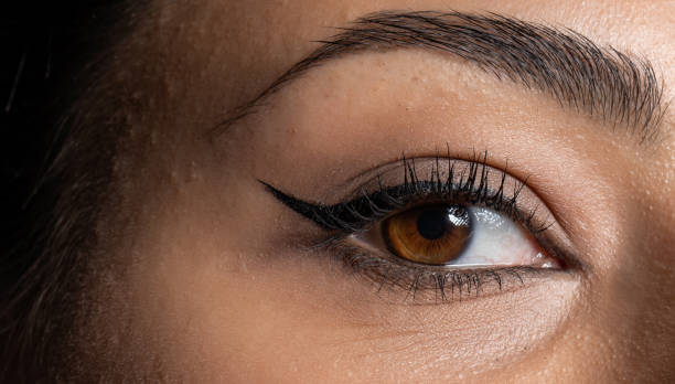 istock woman eye with eyeliner makeup 1224022312