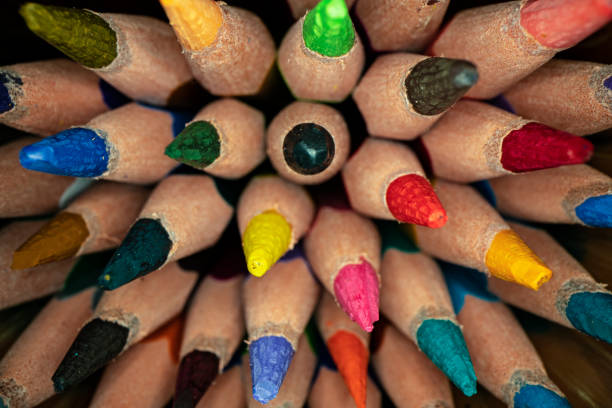 istock Macro shot of colored crayons 1224023511