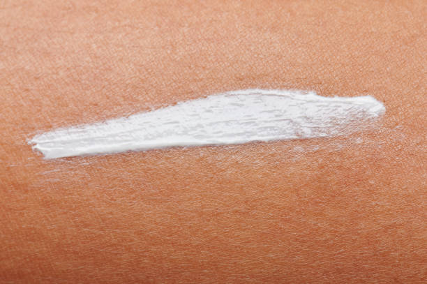 istock Stroke of white skin cream 1224024686