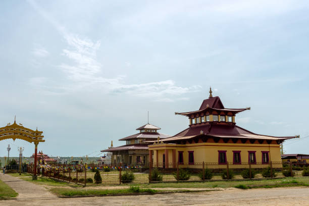 istock Buddhist khurul mindroling in Elista 1224024826