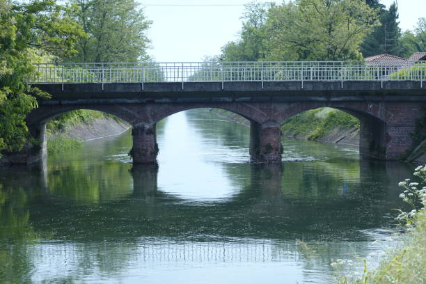 istock Bridge with water canal 1224025760