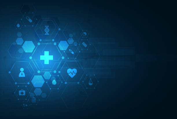 istock Abstract geometric medical cross shape medicine and science concept background medicine, medical, health, cross, healthcare decoration for flyers, poster, web, banner, and card vector illustration. 1224030061