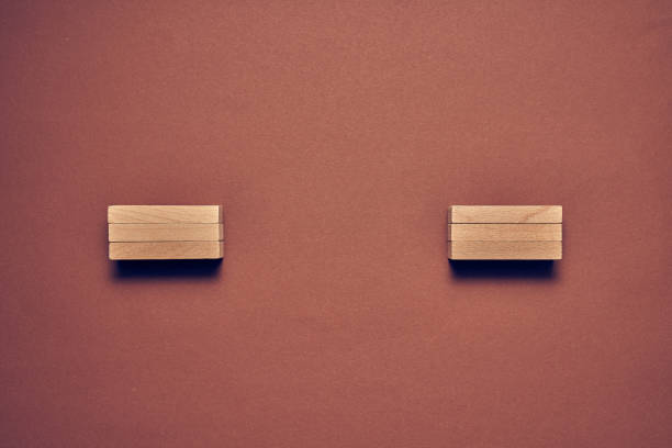 istock Business concept wooden blocks arranged in a conceptual image 1224031503