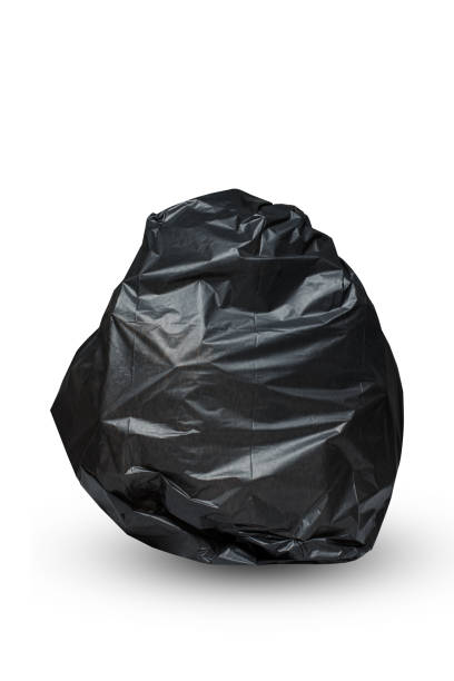 istock Isolated of garbage bag on white background, clipping path 1224032455