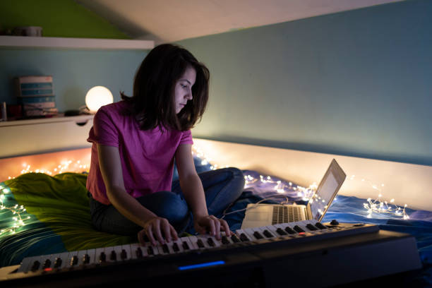 istock A young gril practicing a song on a piano 1224036135