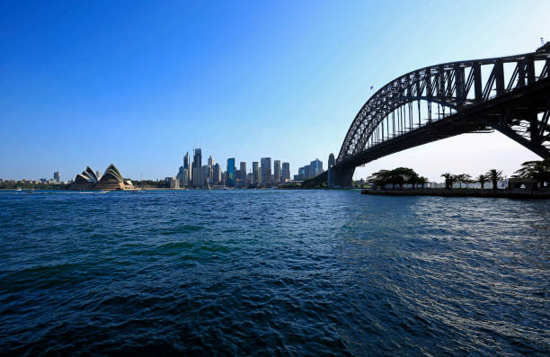 vue à sydney de milsons point - milsons point photos et images de collection