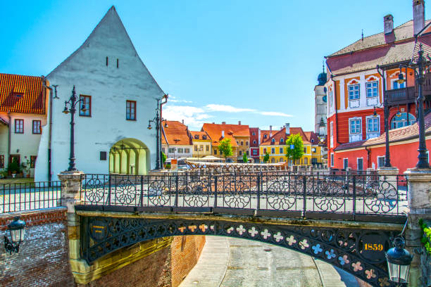 sibiu, transylvanie, roumanie - roumanie photos et images de collection