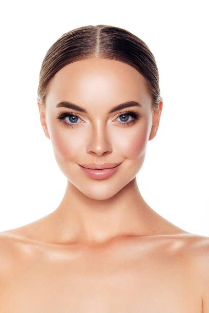 Beautiful woman with soft make-up