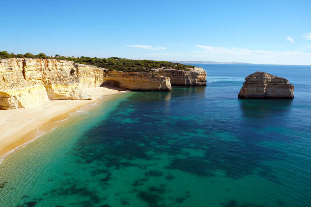 istock coastline in western Algarve 1224048912