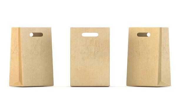 istock Three shopping paper bags 3D 1224049866