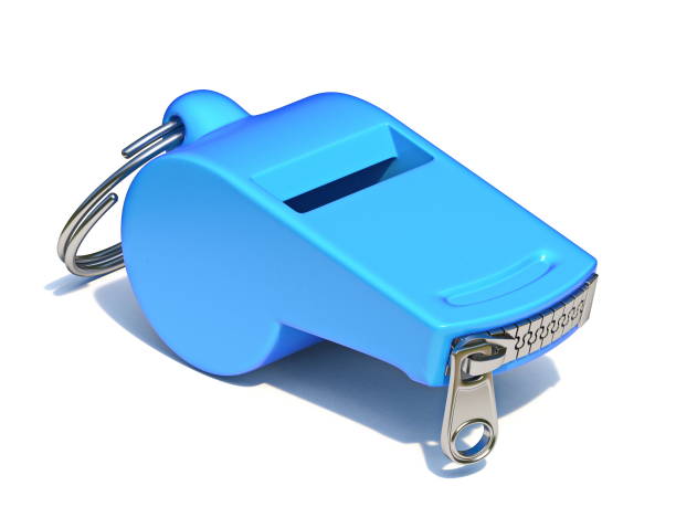 istock Blue whistle with a closed zipper 3D 1224049876