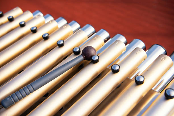 istock Percussion instrument made of copper pipes 1224054141