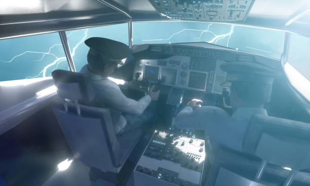 istock cabin of a passenger plane during a thunderstorm render 3D 1224055484