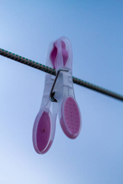 istock Pegs on washline over the sky 1224056156