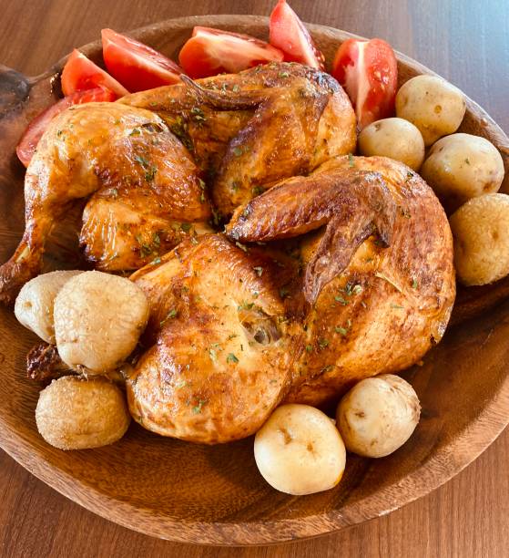 istock Roasted Chicken And Potatoes 1224067357