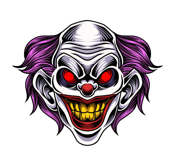 Clown Esport Mascot Stock Illustration - Download Image Now - Clown,  Horror, Spooky - iStock