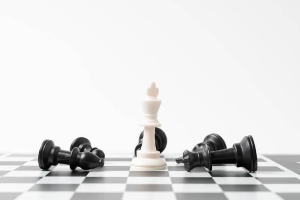 istock The winner chess on a chessboard background 1224073026