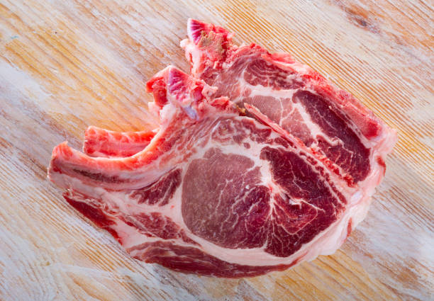istock Raw pork loin ready for cooking 1224074879