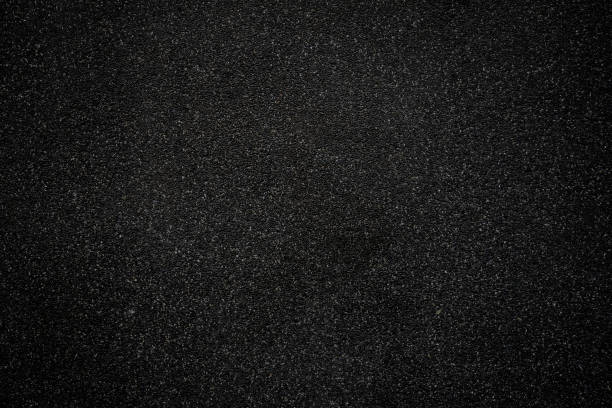 black asphalt floor or road texture background. black small stone floor texture background. - gravel imagens e fotografias de stock