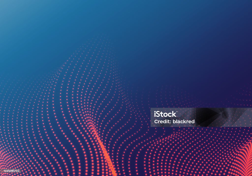 Abstract Wave Pattern Technology Background Backgrounds Stock Photo