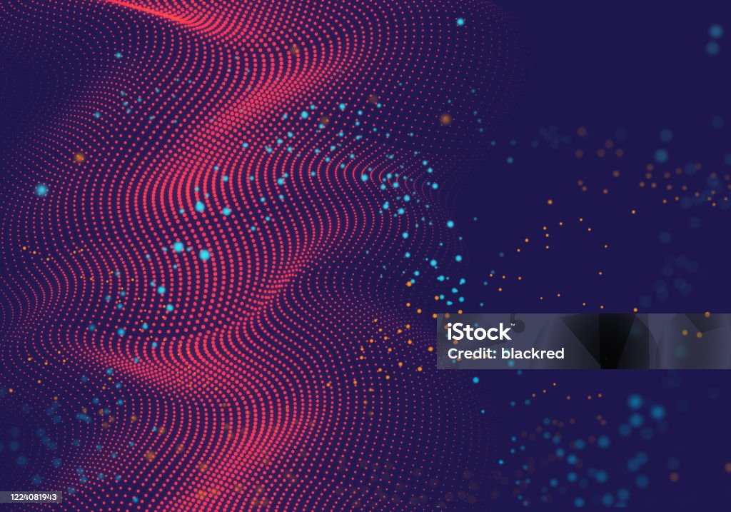 Wave Technology Pattern Abstract Wave Pattern Technology Background Stock Photo - Download ...