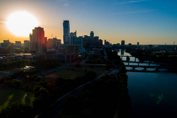 istock aerial drone views above Austin Texas sunrise 1224084430