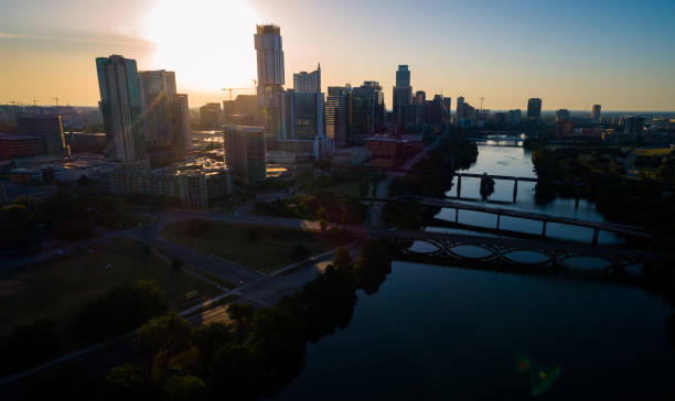 istock Austin Texas Sunrise Skyline Cityscape 1224084432