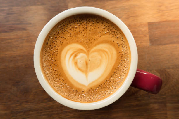 istock Close up of warm cafe latte in a cup 1224084571