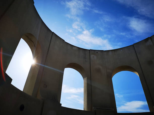 istock Tower top and sunshine flare 1224084695