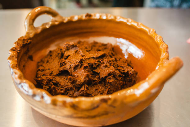 istock Mole paste Traditional mexican food in mexico city 1224086069