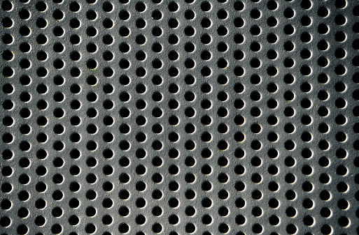 Background of Perforated Steel Sheet
