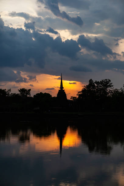 istock Silhouette of pagoda 1224092020