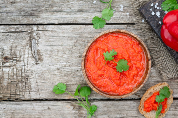 istock Balkan traditional dish ajvar 1224094386