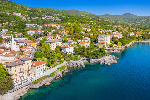 istock Croatia, beautiful town of Lovran 1224095571